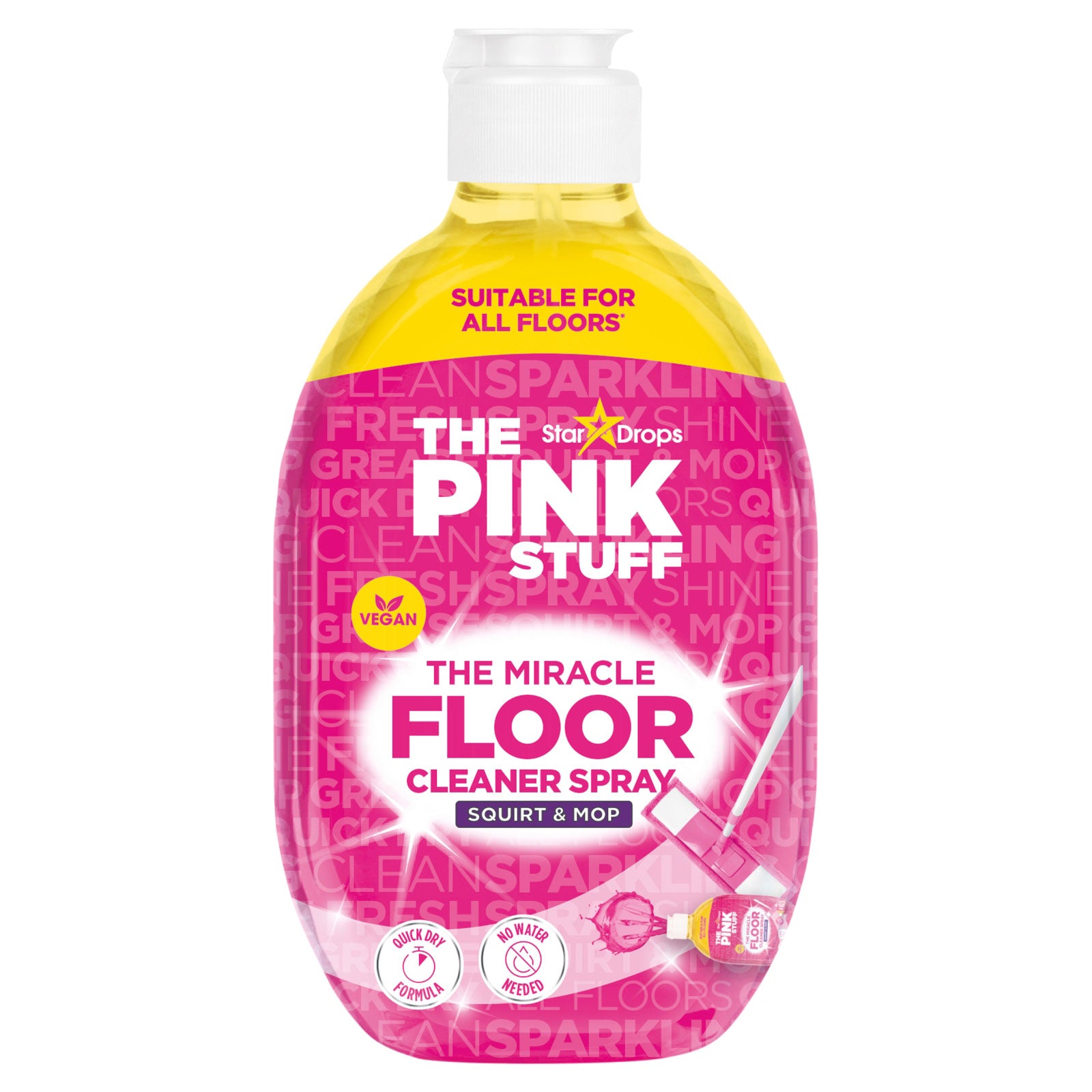 The Pink Stuff Miracle Floor Cleaner Squirt & Mop 750 ML | Affordable & Durable - Product Image The Pink Stuff Miracle Floor Cleaner Squirt & Mop 750 ML | Affordable & Durable - Product Image